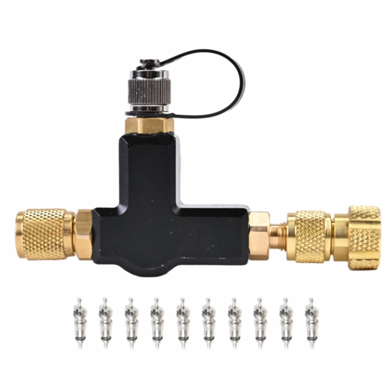HpLive Extractor de núcleo de válvula 1/4 pulgada, herramienta HVAC acero inoxidable latón