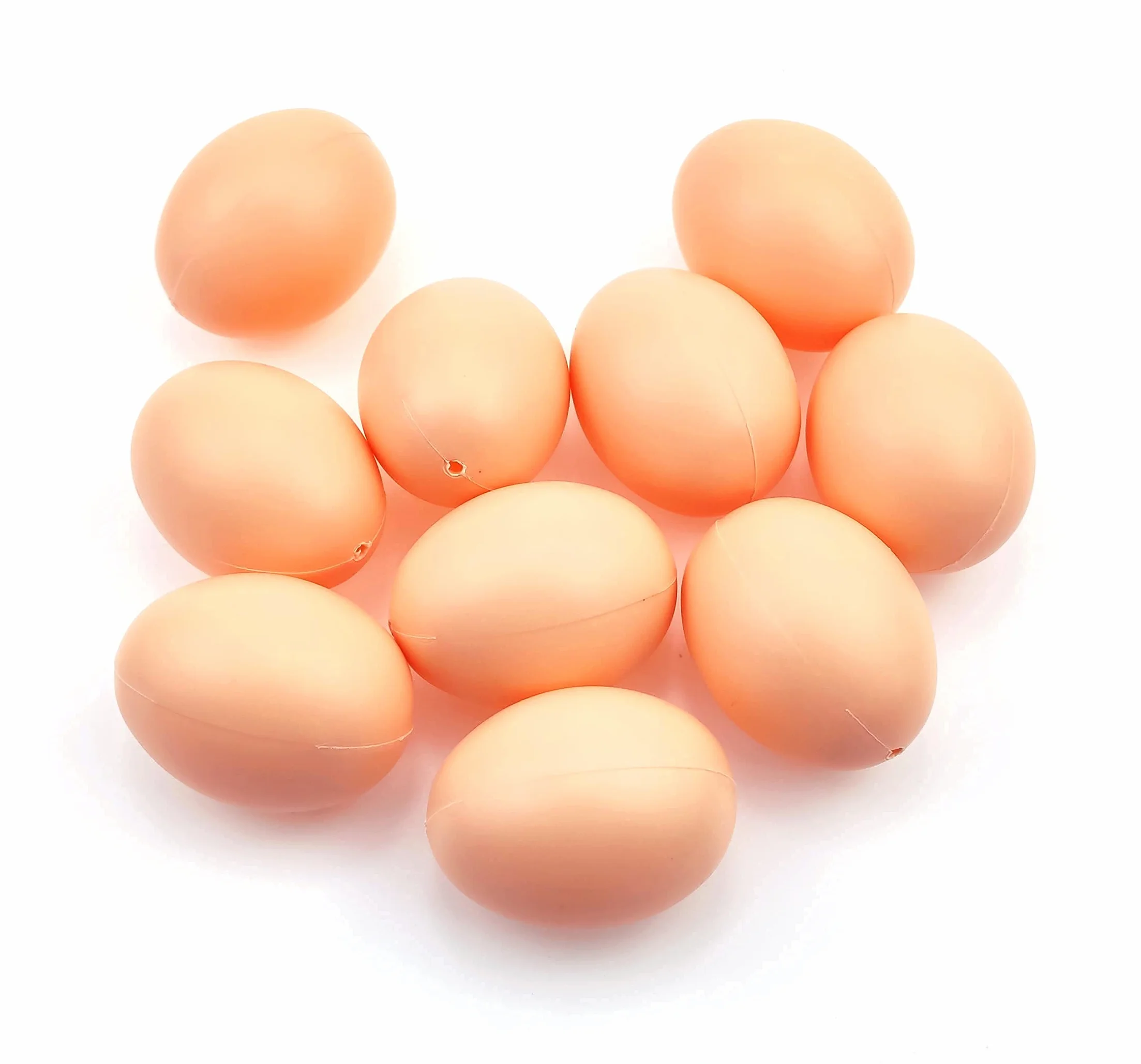 Huevos falsos 10 huevos de gallina simulados herramienta agrícola aves de corral maniquí nido plástico