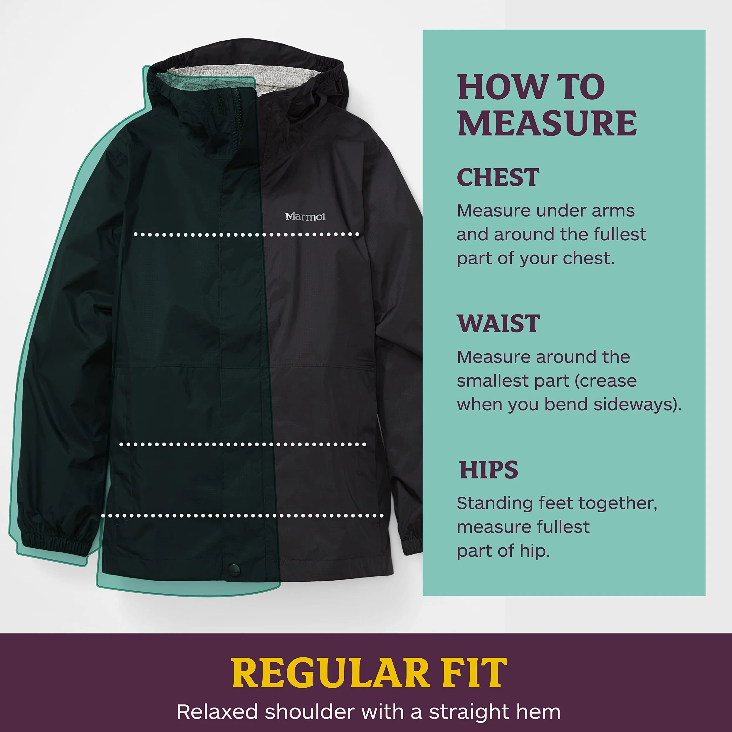 Marmot PreCip - Chaqueta impermeable ligera para niña