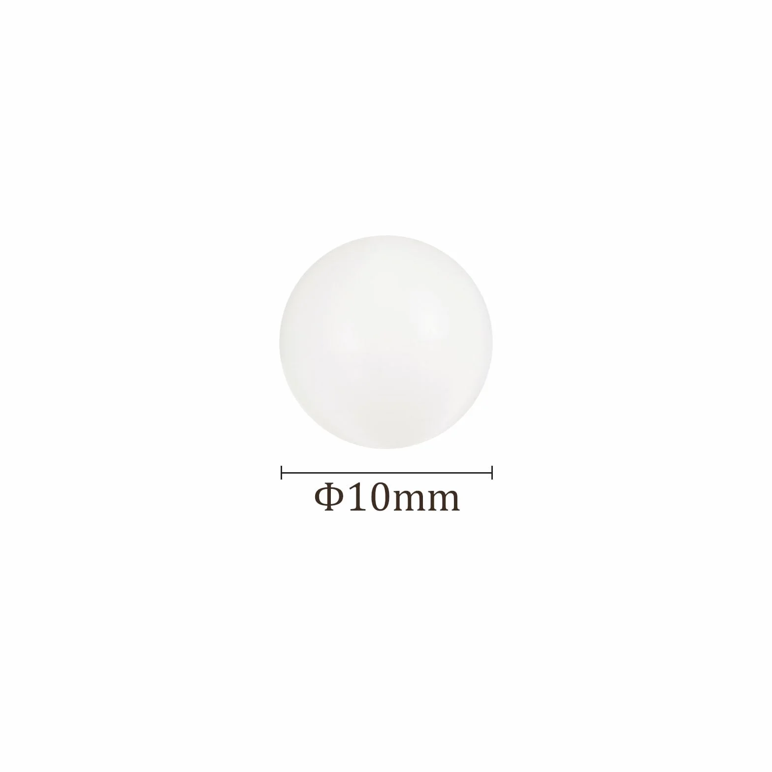 Bolas de Precisión Nylon PA 10mm - 10 Unidades para Rodamientos y Válvulas