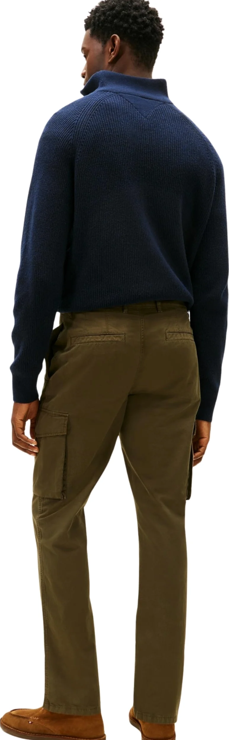 Tommy Hilfiger Men Denton LW Twill Cargo MW0MW39695 Cargo, Caqui, 34W/30L, Caqui (Verde Oscuro), 34W x 30L