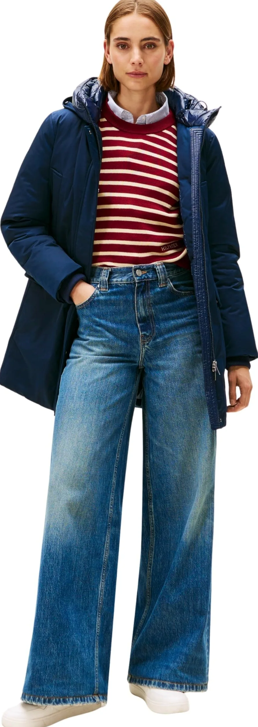 Tommy Hilfiger Parka Mujer Padded Nylon con capucha