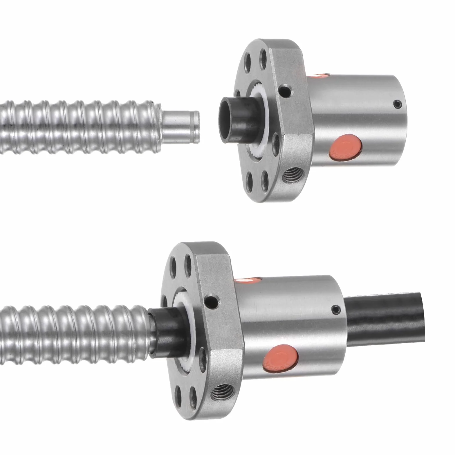 QUARKZMAN Tuerca roscada de bola SFU1204 12mm paso 4mm para CNC 1204