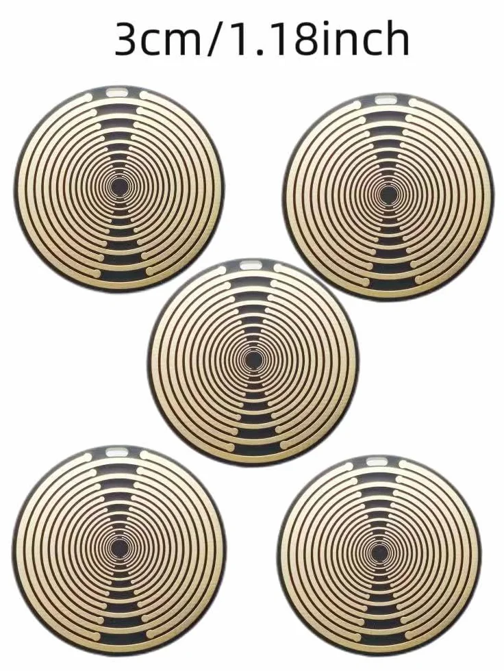 Lakhovsky MWO 5 osciladores multionda 3 cm bobina de cobre negro dorado