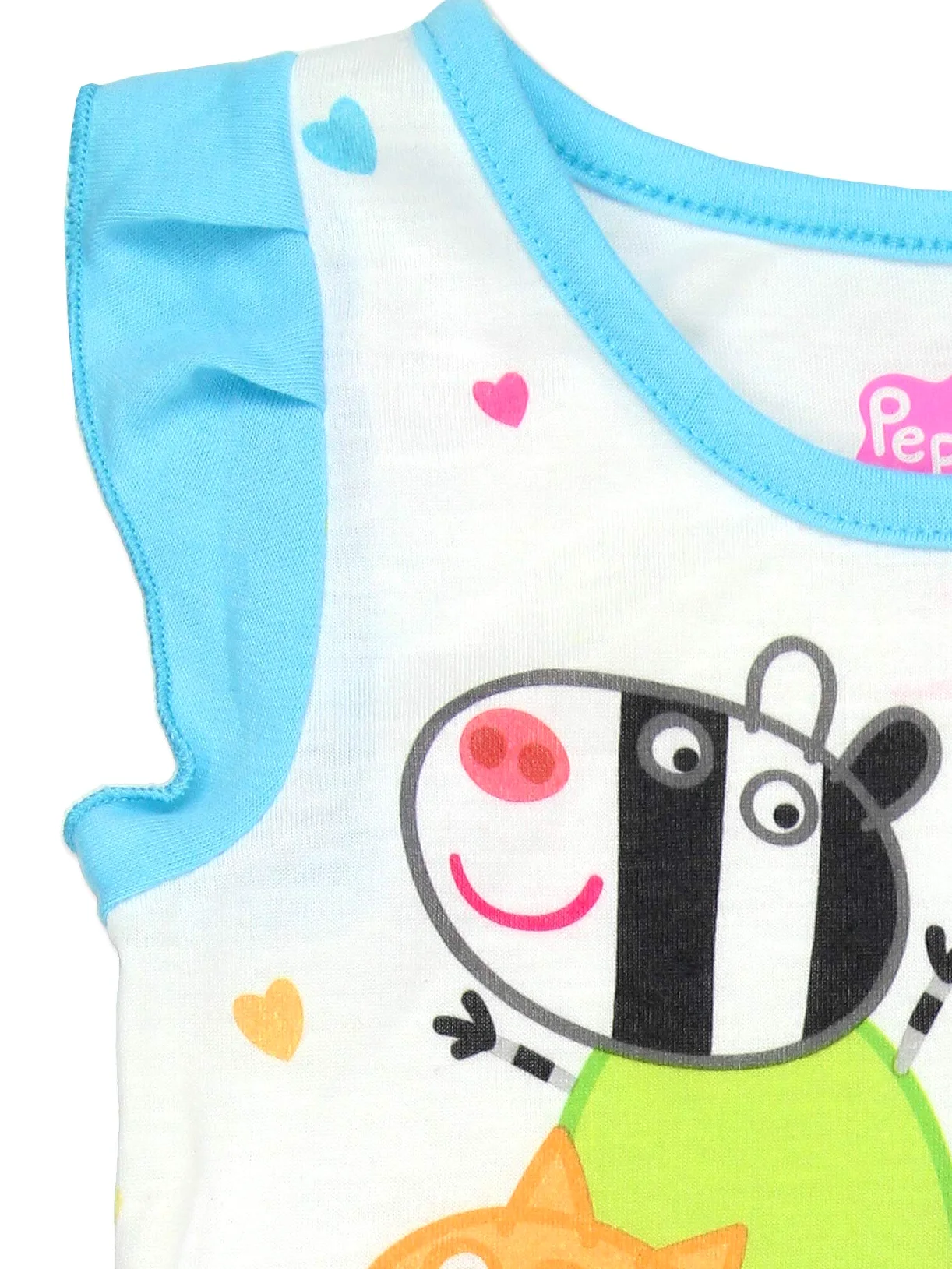 Peppa Pig Pijama de poliéster suave para niñas