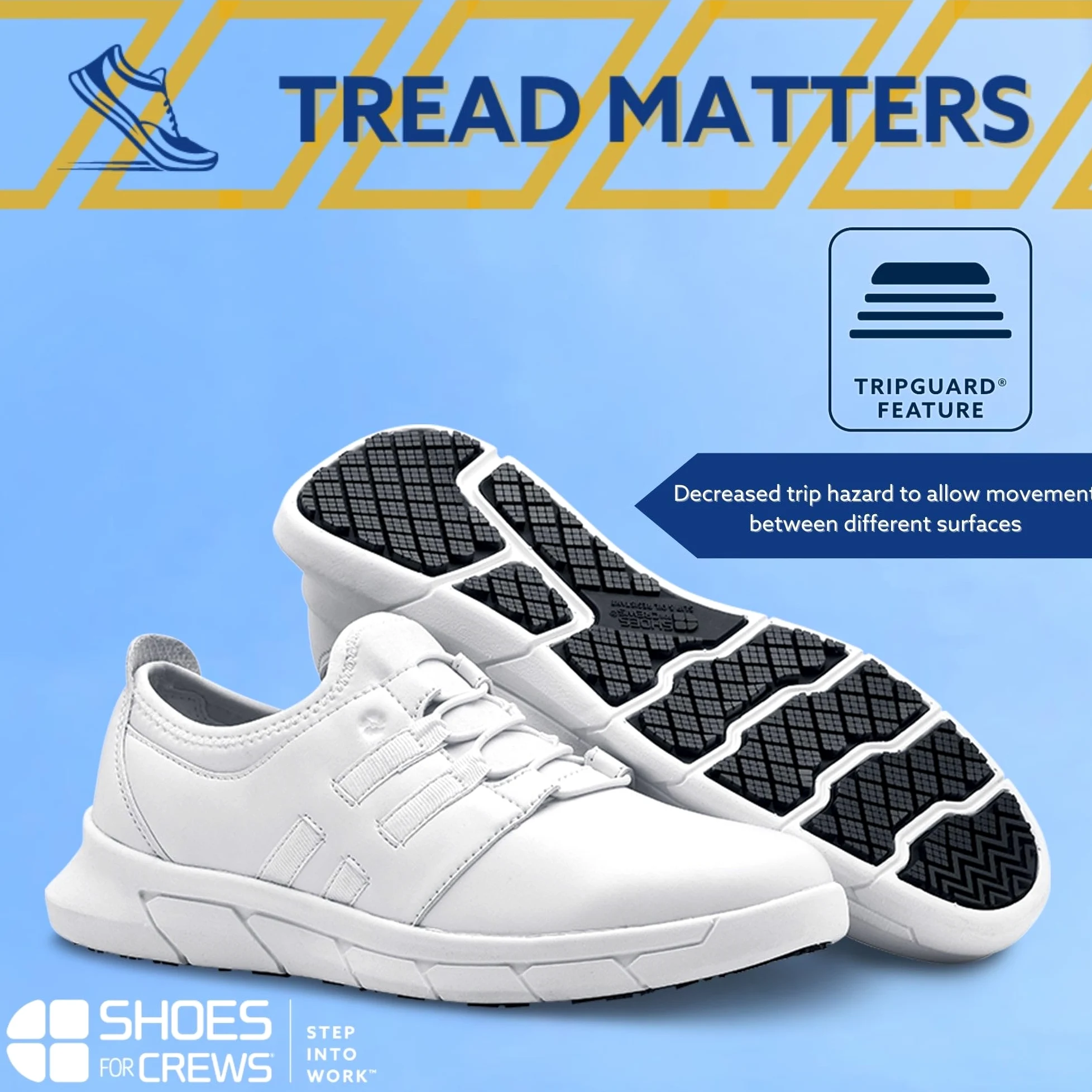 Shoes for Crews 32709-38/5 Karina - Zapatillas antideslizantes, talla 38, color blanco