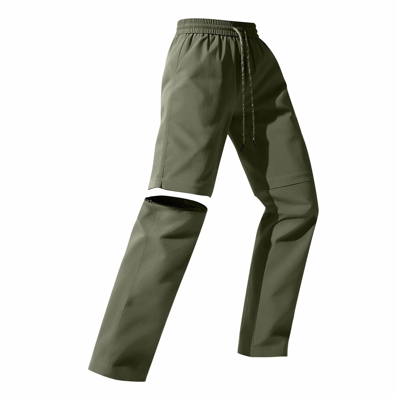 Pantalón de Senderismo Mujer Convertible, Ligero Transpirable Secado Rápido Pantalón Safari Exterior Verano Pantalón de Trabajo Técnico para Trekking