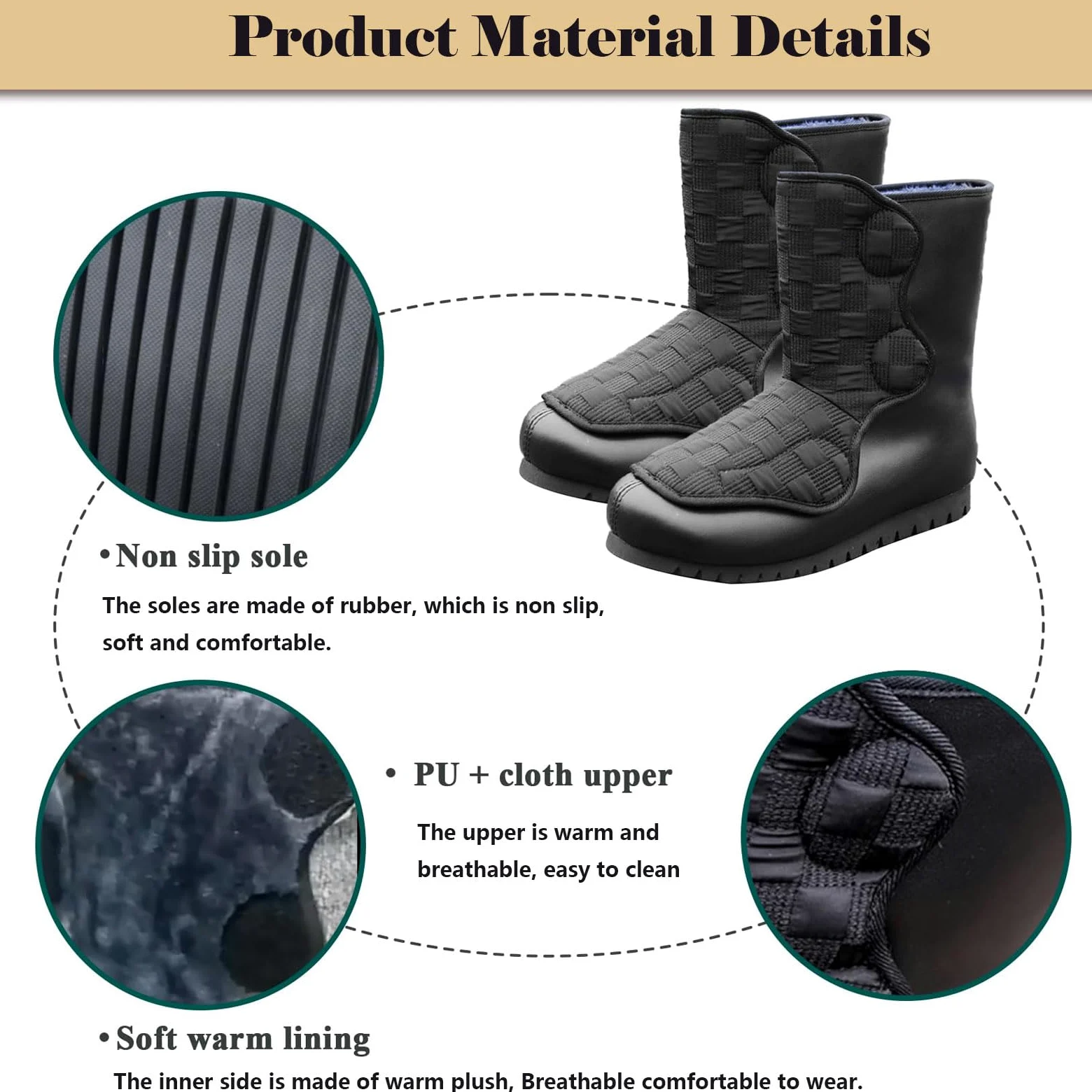 Hombres Mujer Ajustable Botas Turgente Pies Pantufla, Anciano Cómodo Zapatos, Diabético Obesidad Zapatillas para Pies Hinchados