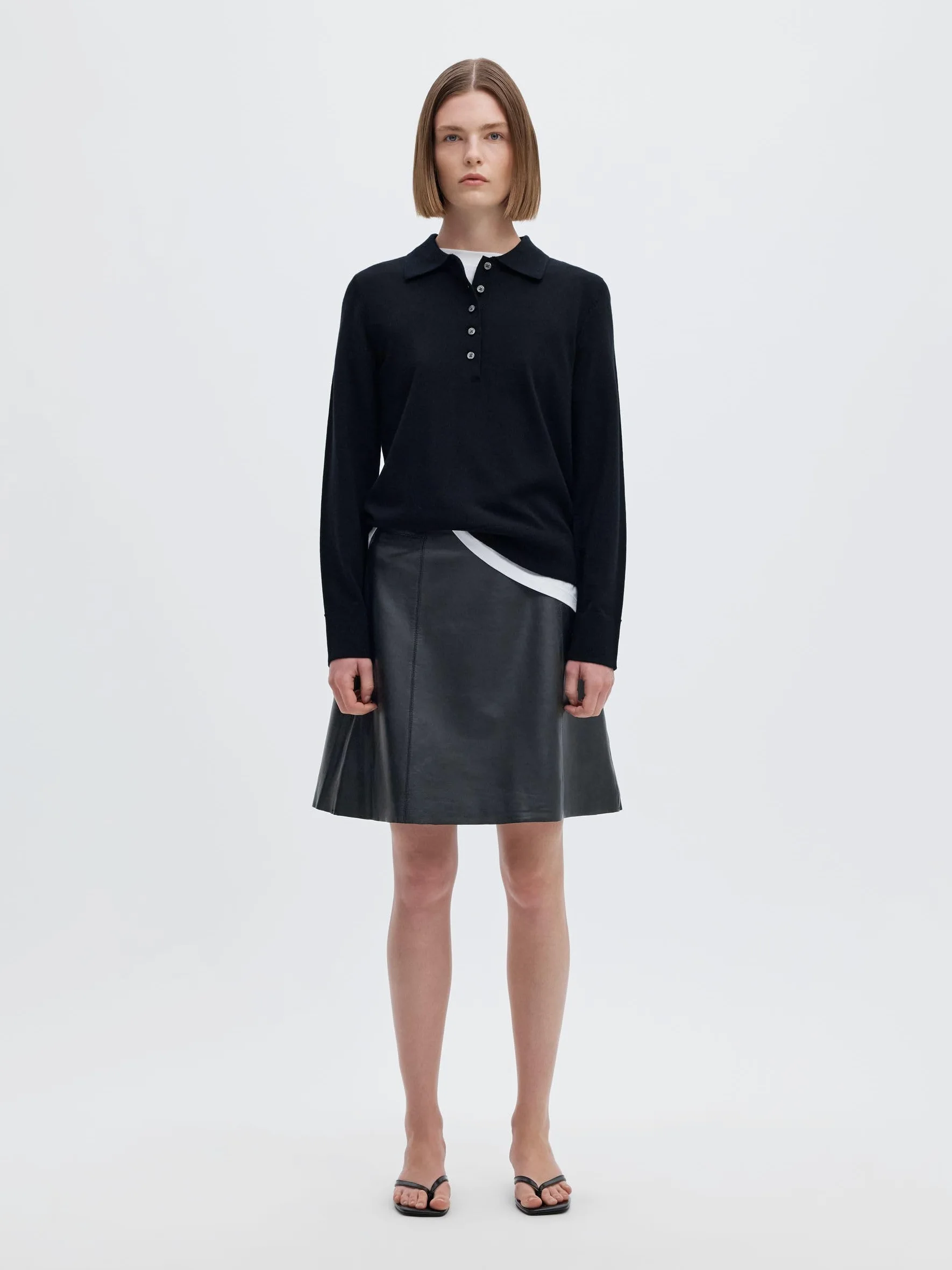 SELECTED FEMME Leather Skirt Mini