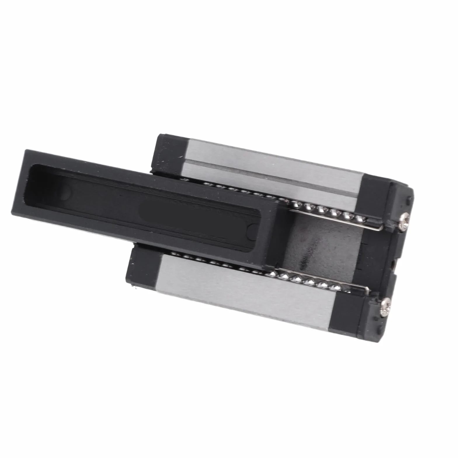 Yosoo Health Gear MGN12 Rail Lineal 300 mm con 2 MGN12H Bloques Carro Negro Acero Inoxidable para CNC