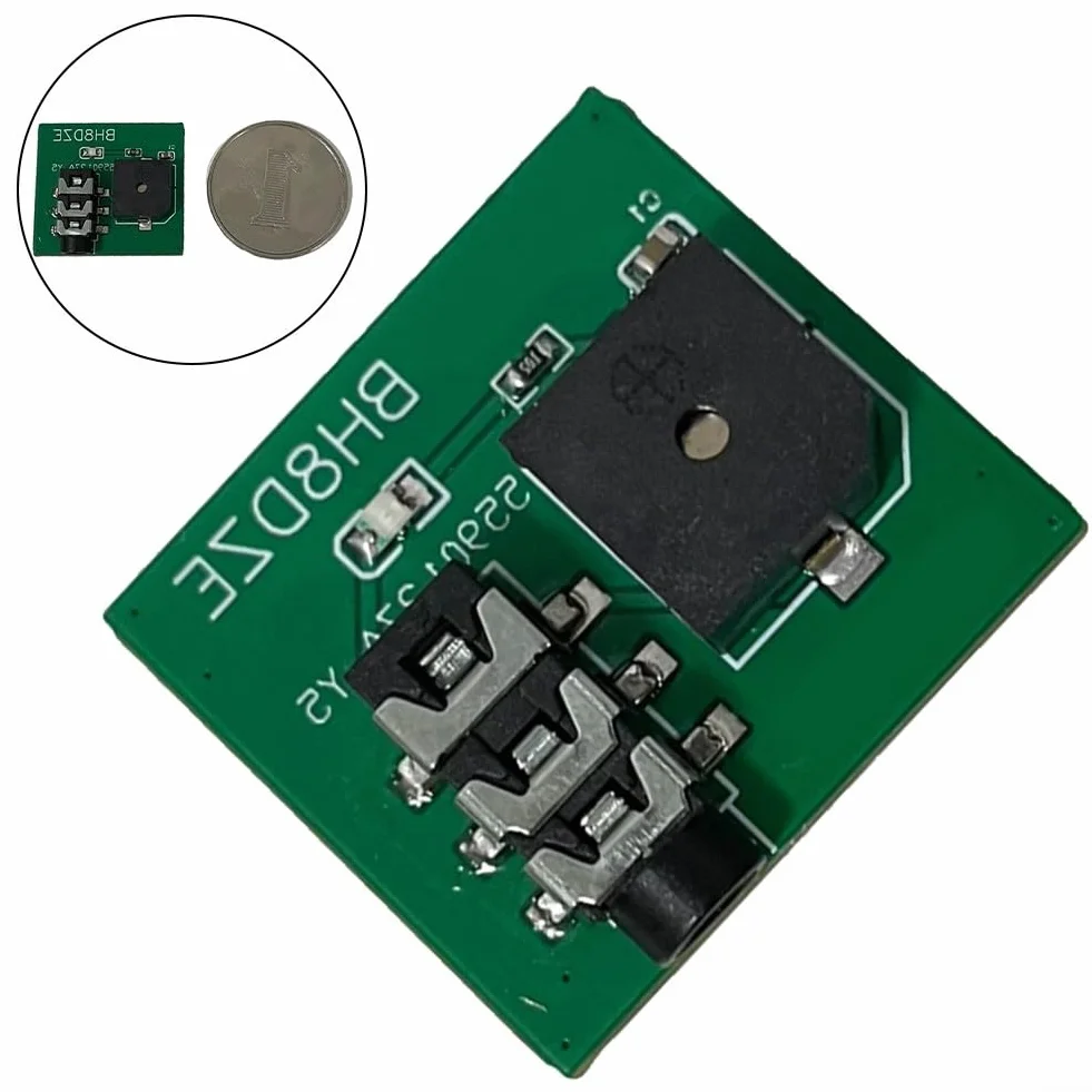 Przenośny oscylator Morse'a z przyciskiem i lampką LED do nauki sygnałów audio