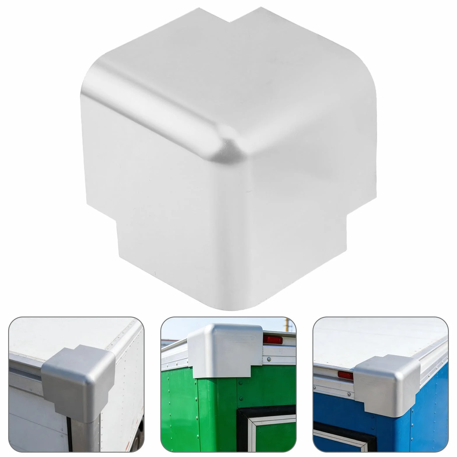 Operitacx 2 Piezas Protector de Esquinas de Aleación Resistente Deformación Intemperie para Cajas y Bordes de Camión