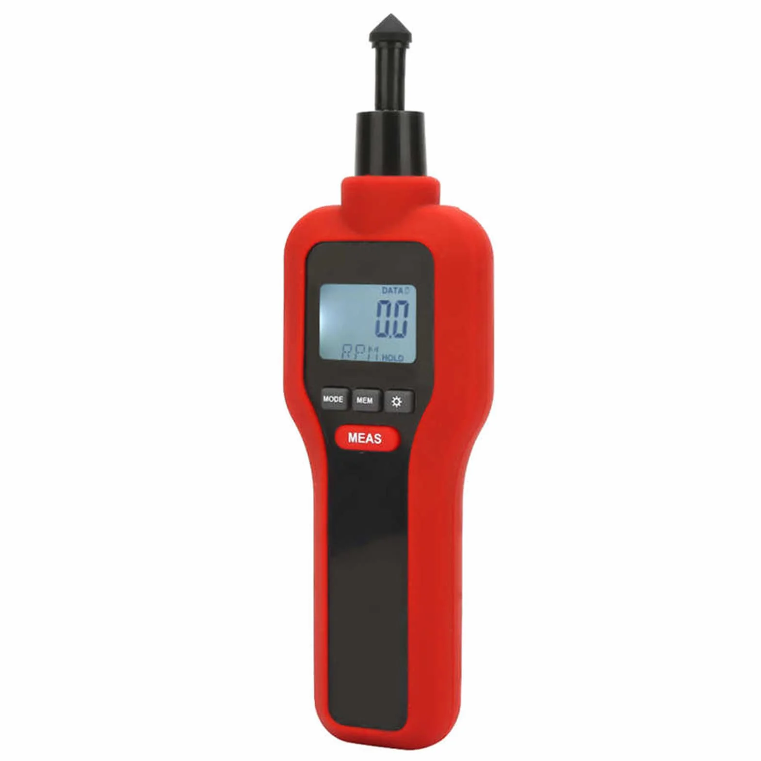 Tacómetro Digital Medición Velocidad sin Contacto Alta Precisión Indicador RPM Pilas Incluidas