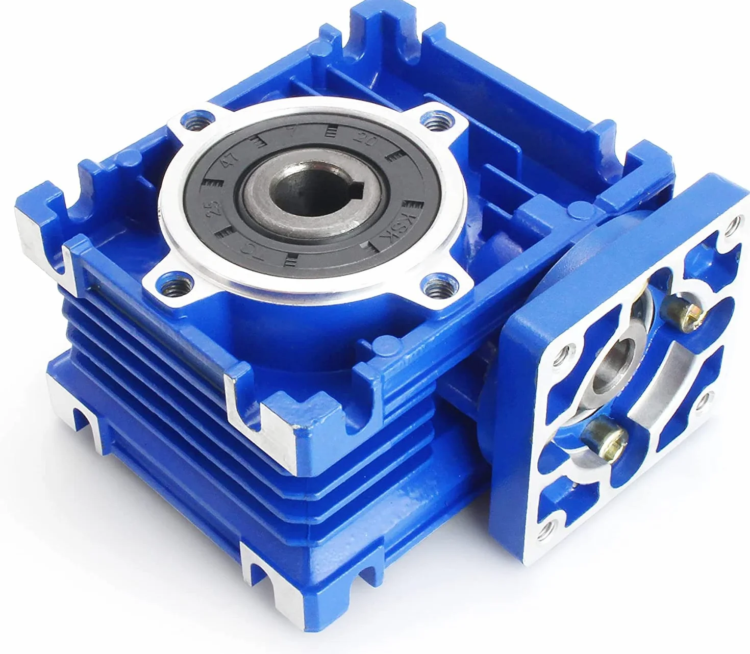 RATTMMOTOR Engranaje helicoidal NMRV030 40:1 11mm entrada 14mm salida para Nema23