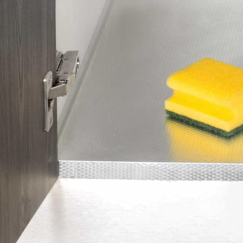 Emuca Protector fondo mueble cocina Aluminio 968 x 580 mm espesor 16 mm M100