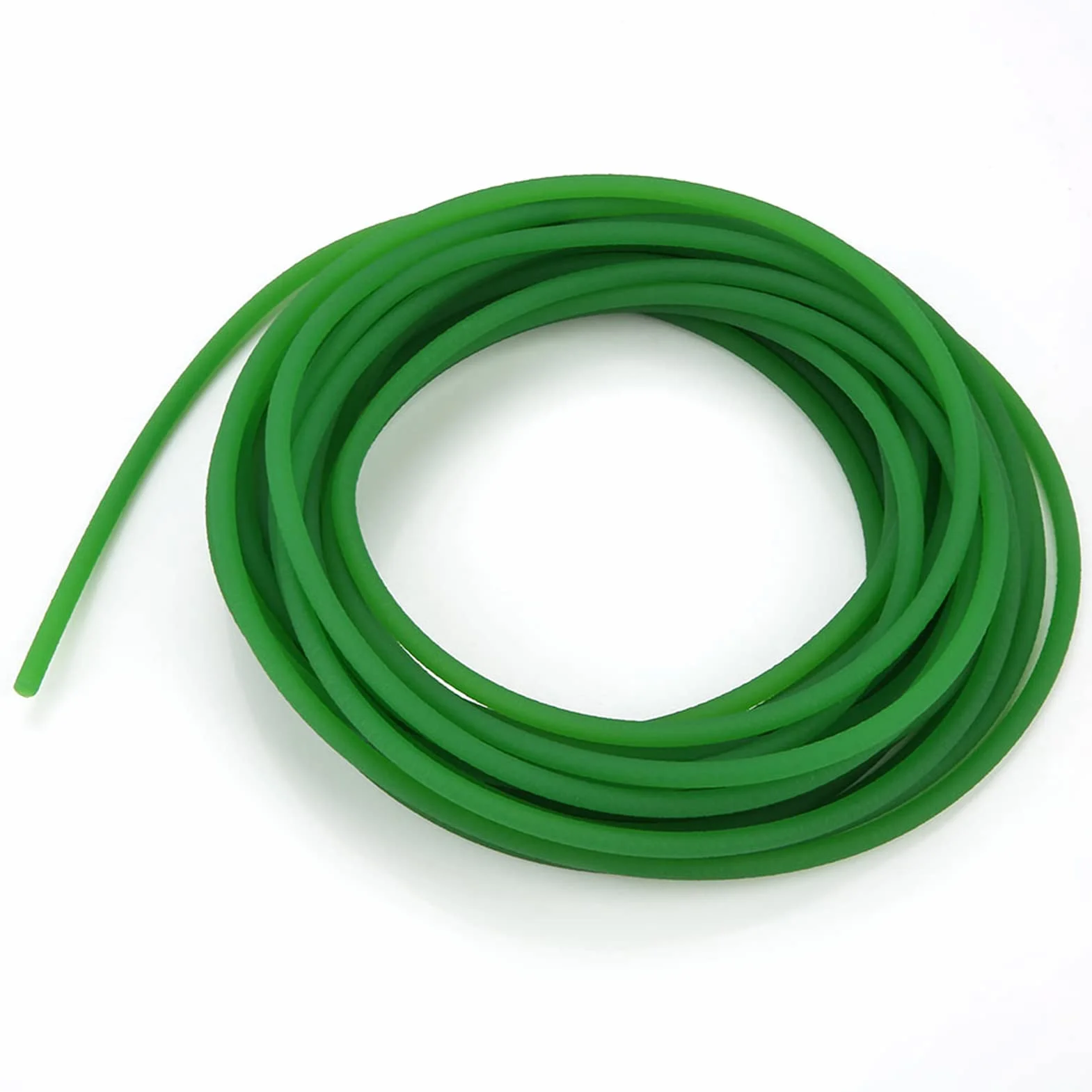 Ejoyous Correa Redonda de Poliuretano PU Verde 5mm*10m para Transmisión
