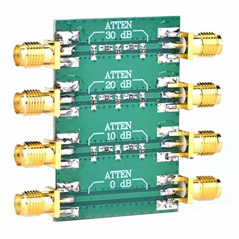 FTVOGUE DC-4.0GHz SMA Atenuador fijo 50Ω Doble cabeza femenina