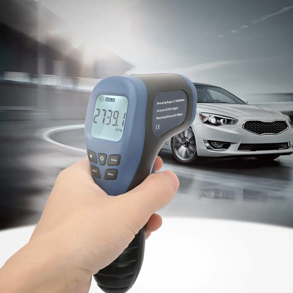 TL900 Tacómetro Digital Sin Contacto Portátil Medidor de RPM Automotriz
