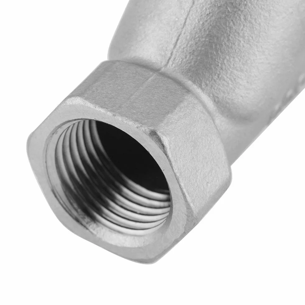 Filtro De Agua Y Gas Acero Inoxidable 1/2 Pulgada Rosca PT DN15