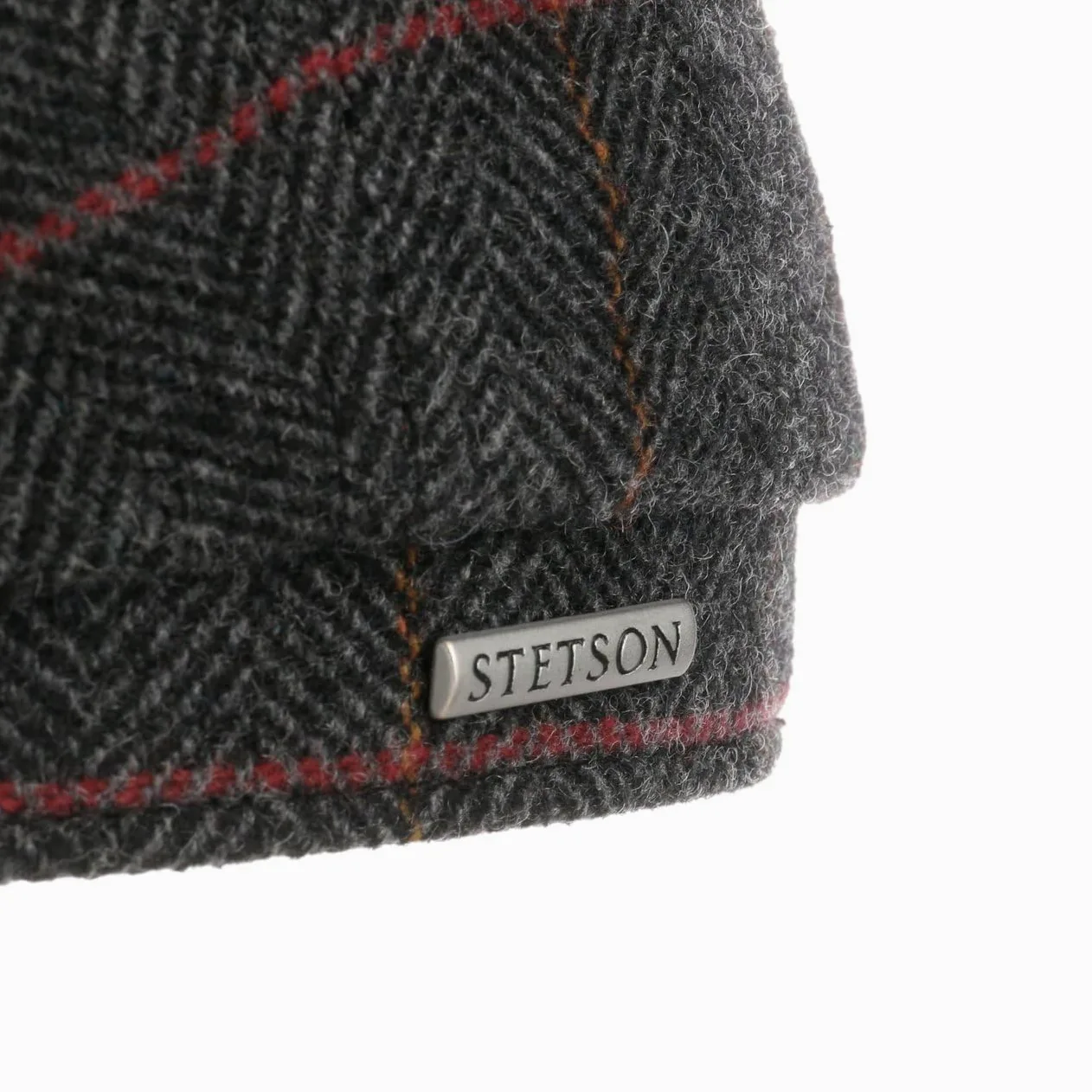 Stetson Hatteras Gallanger Gorra Newsboy Espiga Multicolor Hecho en UE Unisex Otono Invierno