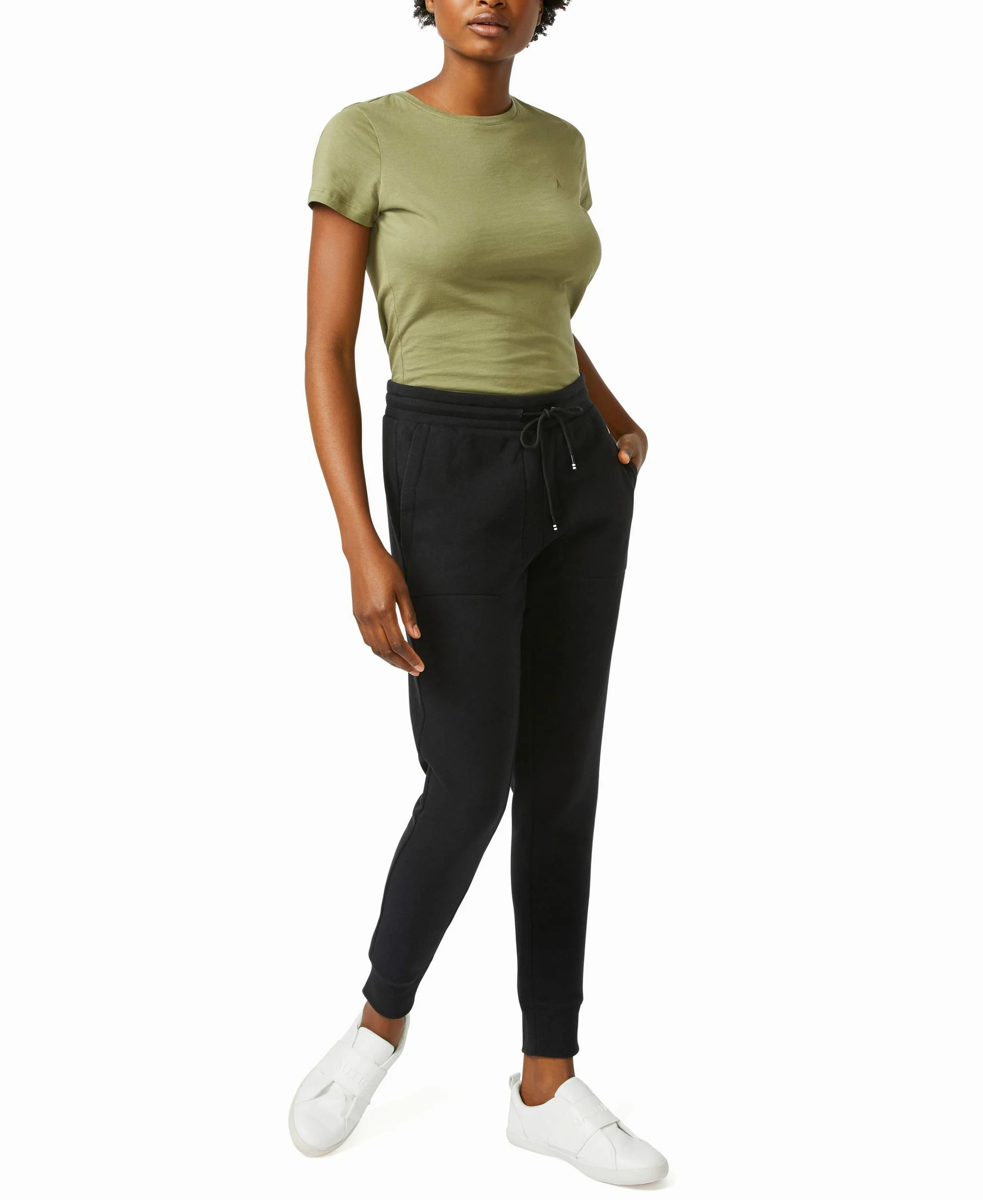 Nautica Women's Knit Sweatpants - Pantalones Deportivos Mujer