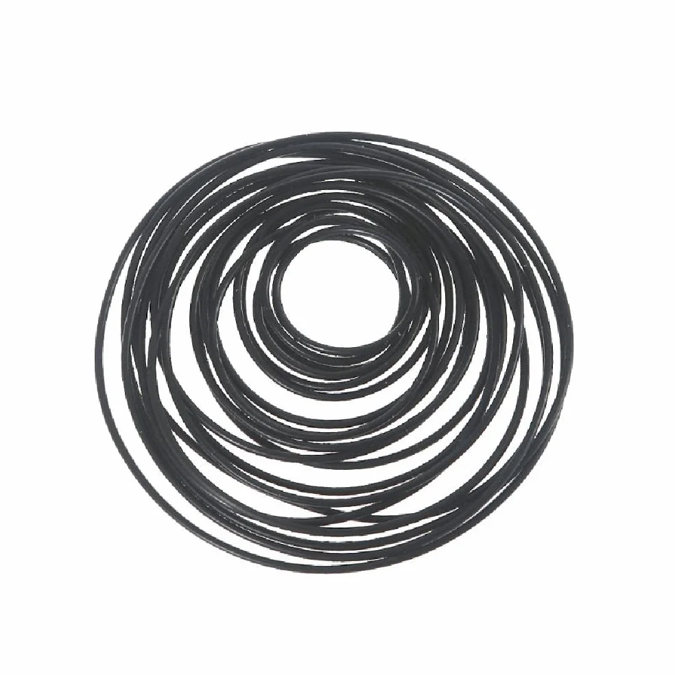 Goma de silicona banda polea transmisión motor redondo 1x1mm 20 unids DIY juguete módulo coche