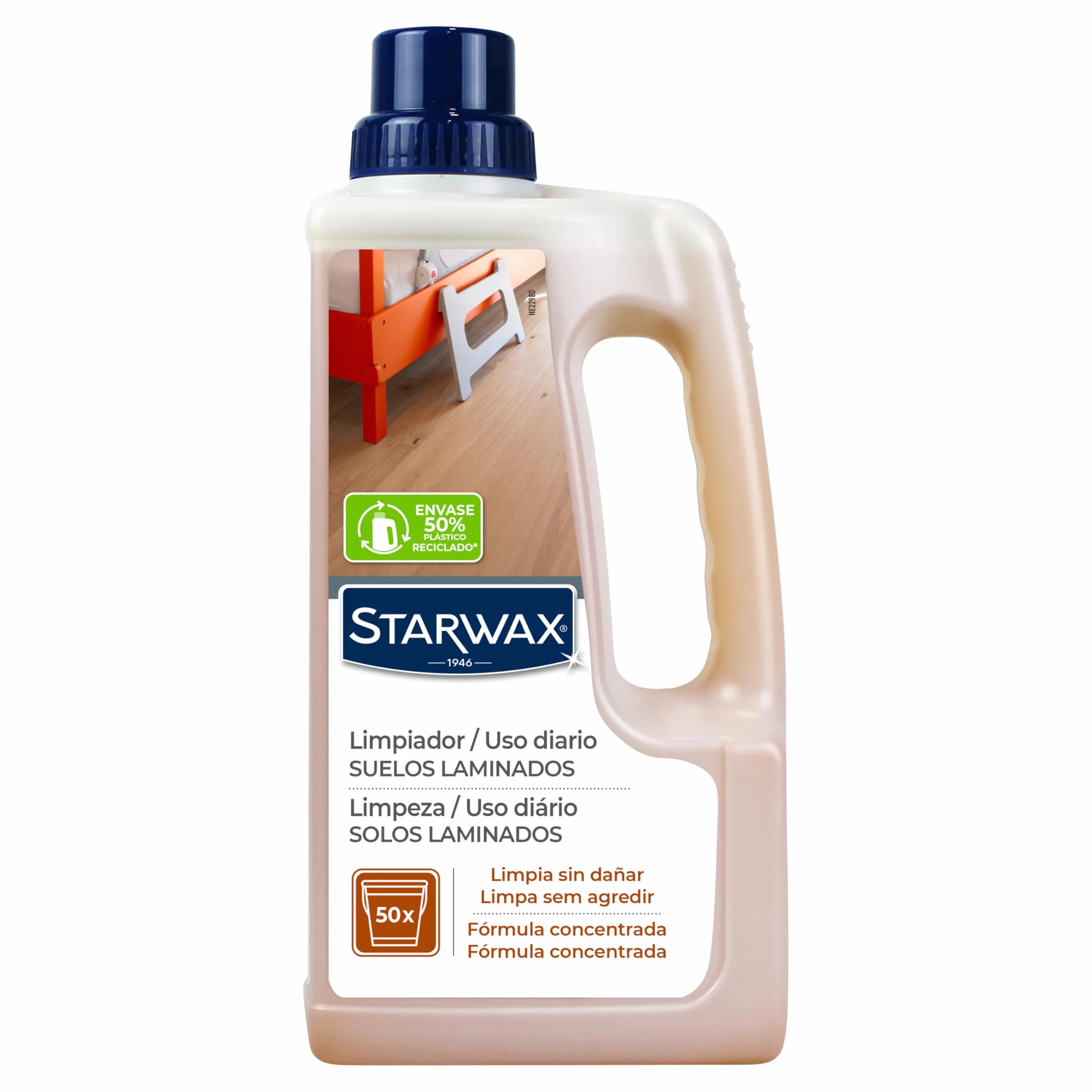 STARWAX Limpiador suave para parquet y suelos laminados 1L