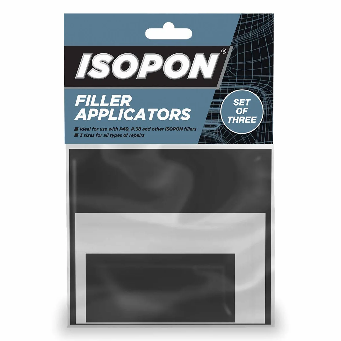 Isopon APL/3 Set 3 Aplicadores Relleno Corporal