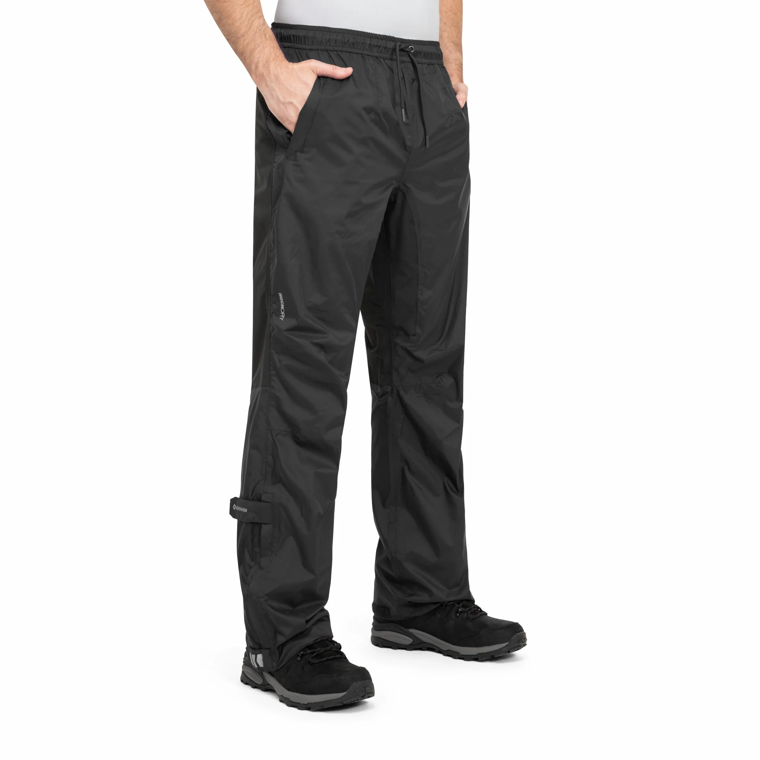 Höhenhorn Pluvia - Pantalones de lluvia para hombre, impermeables, transpirables, con bolsa de transporte