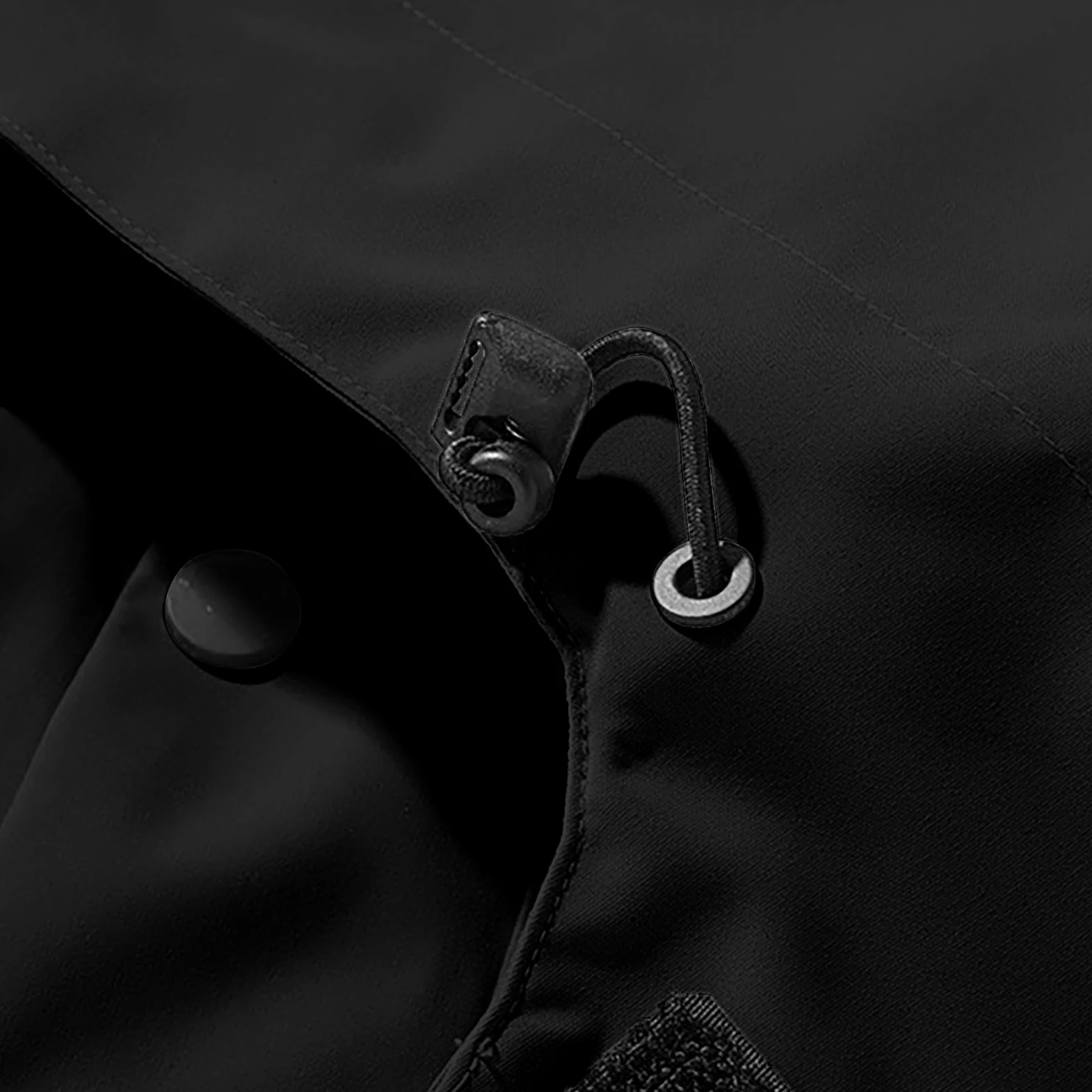 Chubasquero para mujer, ligero, cortavientos, holgado, chubasquero, ropa de senderismo con capucha, talla grande
