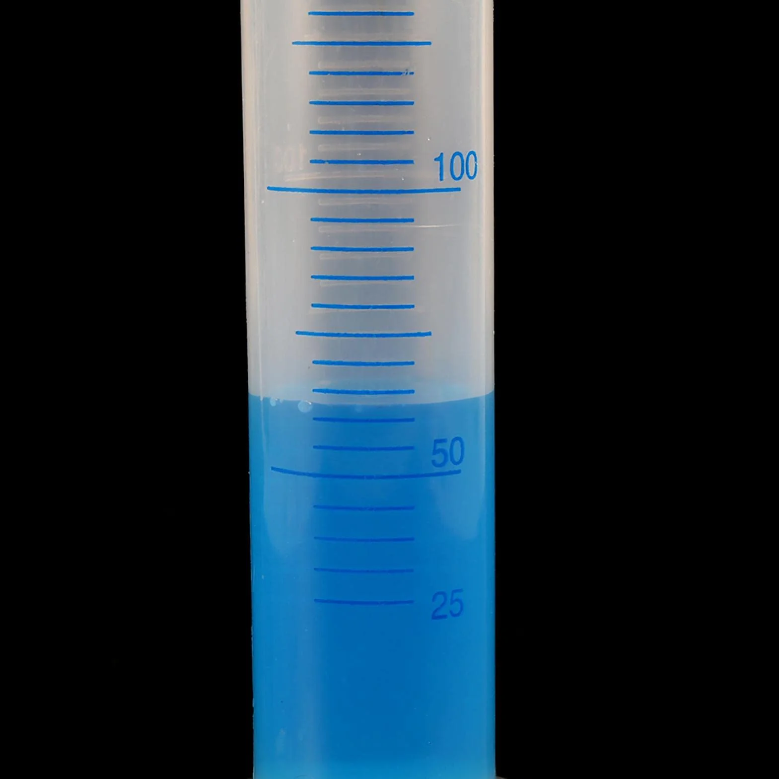 Probeta medidora de plástico transparente 250 ml