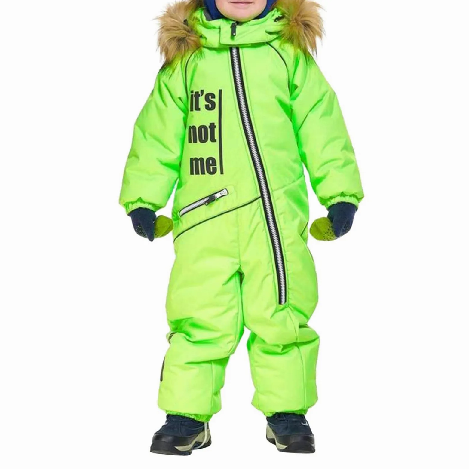 Genérico Chaqueta Entretiempo Niño - Traje De Nieve Y Esquí Térmico para Niño con Capucha Extraíble Abrigo Softshell Impermeable para Actividades Invernales Al Libre