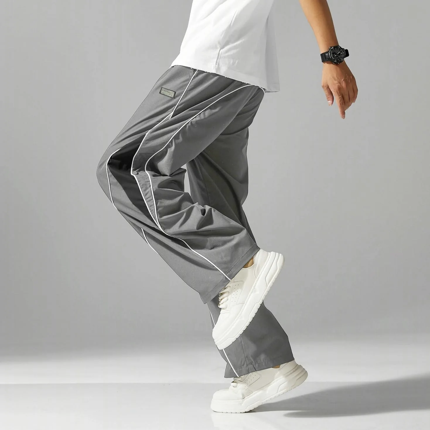 Lymio TP-79-82 - Pantalones deportivos para hombre con aspecto elegante
