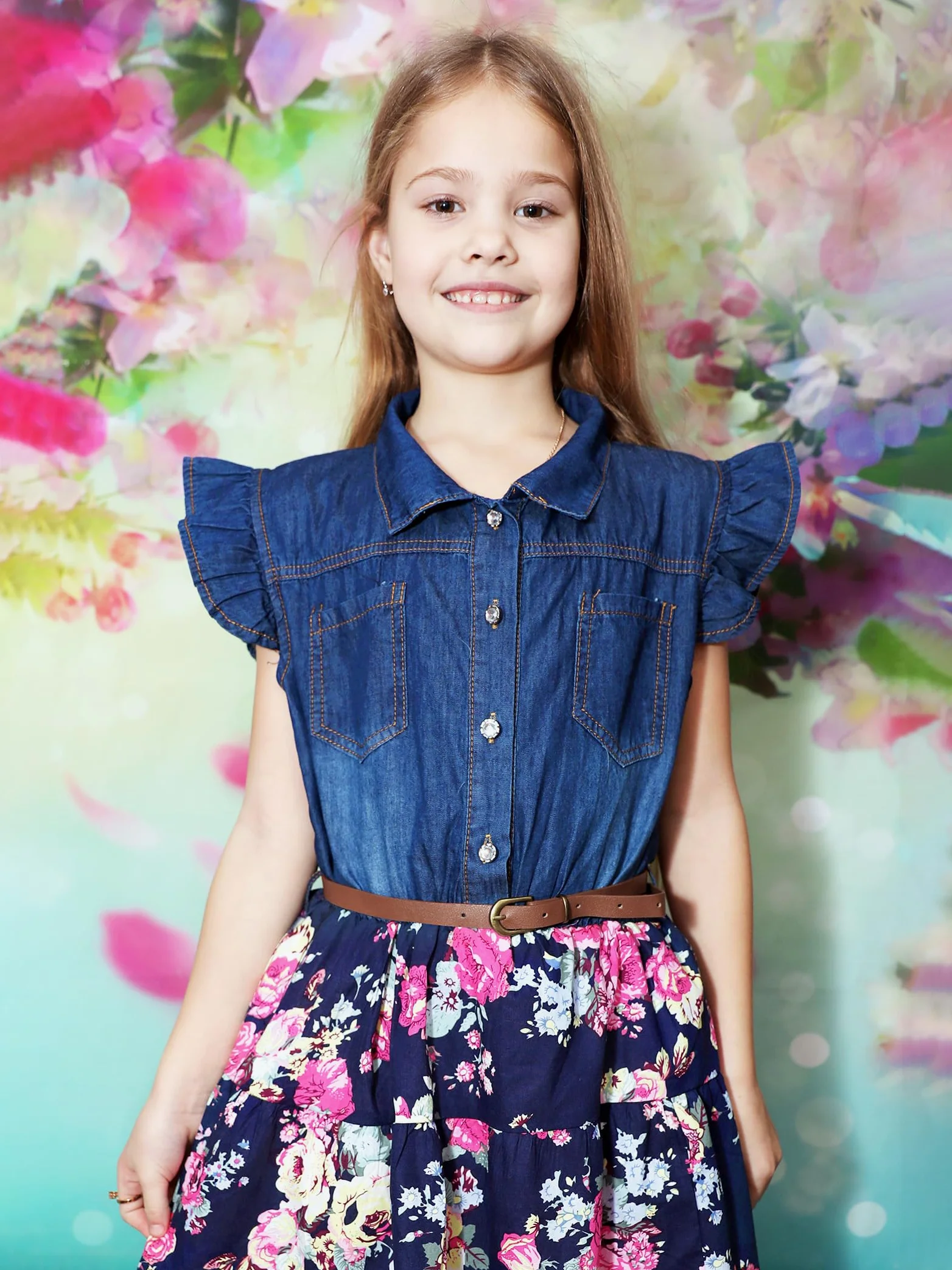 YJ.GWL Vestido occidental para niñas, vestido de princesa para niñas, vestidos de fiesta para niñas de 3 a 14 años